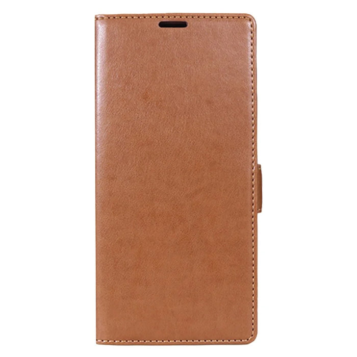 For Samsung Galaxy S25 Ultra Magnetic Case Wallet Stand Leather Flip Phone Cover - Dark Brown - 7