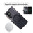 For Samsung Galaxy S23 Ultra Magnetic Case Wallet Stand Leather Flip Phone Cover - Black - 4