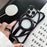 For iPhone 16 Pro Case Compatible with MagSafe Frameless Electroplated Hollow Design TPU Phone Cover - Black - 3