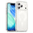 IPAKY For iPhone 17 Pro Max Magnetic Case Shockproof PC + TPU Matte Phone Cover - White - 1