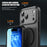 IPAKY For iPhone 17 Pro Magnetic Case Shockproof PC + TPU Matte Phone Cover - Blue - 7