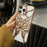 For iPhone 16 Pro Max Case Electroplated Hollow Butterfly Pattern Creative Design TPU Phone Cover - Gold - 6