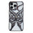 For iPhone 16 Pro Case Electroplated Hollow Butterfly Pattern Creative Design TPU Phone Cover - Black - 1