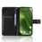 For Fairphone 6 Leather Wallet Case with Strap Diamond Texture Phone Cover - Black - 6
