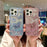 For iPhone 15 Pro Case Rhinestone Butterfly Decor Soft TPU Phone Cover - Pink - 4