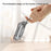 For Samsung Galaxy Z Flip5 5G Case with Magnetic Kickstand Spring Hinge PC Folding Phone Cover - Transparent - 5