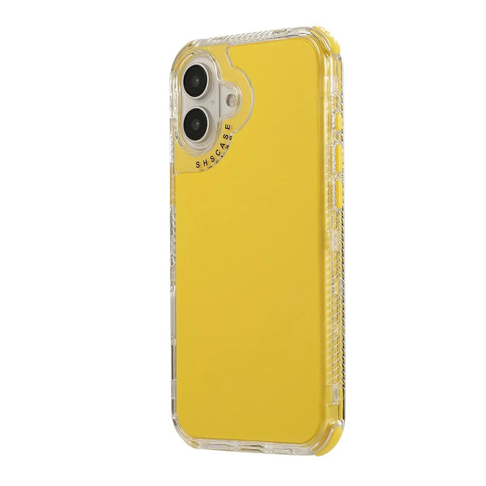 For iPhone 17 Case 3-in-1 Drop-Proof PC + TPU Phone Cover - Yellow - 2