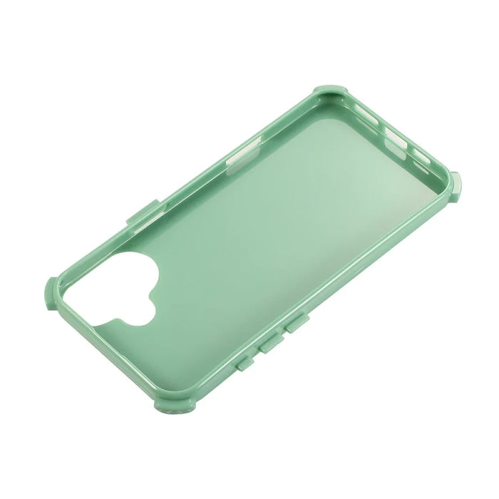 For iPhone 17 Case 3-in-1 Drop-Proof PC + TPU Phone Cover - Yellow - 5