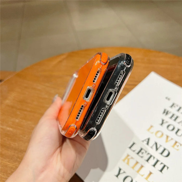 For iPhone 18 Pro Max / 17 Pro Max Case 3-in-1 Drop-Proof PC + TPU Phone Cover - Orange - 4
