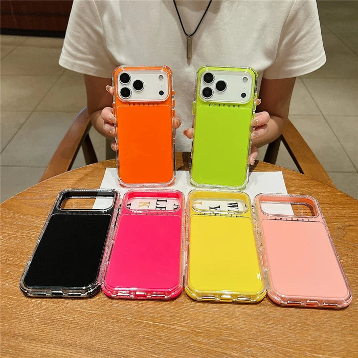 For iPhone 18 Pro Max / 17 Pro Max Case 3-in-1 Drop-Proof PC + TPU Phone Cover - Orange - 5