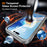 For iPhone 18 Pro / 17 Pro Magnetic Case PC + TPU Phone Cover with Tempered Glass Screen Film - Grey - 2