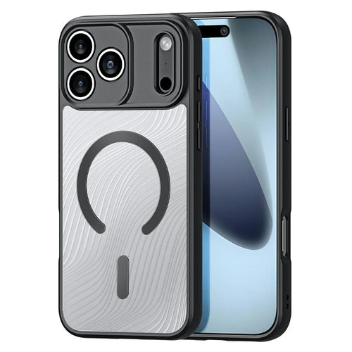 DUX DUCIS Aimo Series For iPhone 17 Pro Magnetic Case Compatible with MagSafe TPU + PC Phone Cover (REACH Certification) - Black - 1