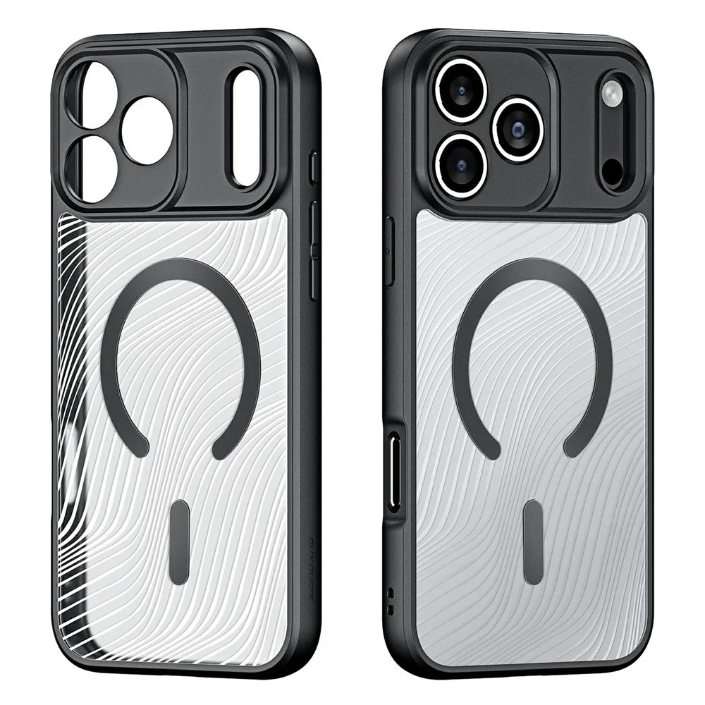 DUX DUCIS Aimo Series For iPhone 17 Pro Max Magnetic Case Compatible with MagSafe TPU + PC Phone Cover (REACH Certification) - Black - 2