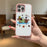 For iPhone 16 Pro Max Magnetic Case TPU PC Phone Cover with Skateboarding Dachshund Backplate - Pink - 3