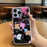 For iPhone 16 Pro Max Magnetic Case TPU PC Phone Cover with Detachable Brown Bear Slide Backplate - Pink - 5