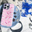 For iPhone 16 Pro Magnetic Case TPU PC Phone Cover with Detachable Running Dog Backplate - Green - 5