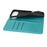 For iPhone Air Case PU Leather Calf Textured Magnetic Closing Smart Phone Cover - Sky Blue - 5
