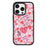 For iPhone 16 Pro Max Case Compatible with MagSafe Phone Cover with Detachable Love Heart Pattern Backplate - Black - 1