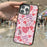 For iPhone 16 Pro Max Case Compatible with MagSafe Phone Cover with Detachable Love Heart Pattern Backplate - Black - 2