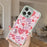 For iPhone 16 Pro Max Case Compatible with MagSafe Phone Cover with Detachable Love Heart Pattern Backplate - Black - 3