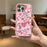 For iPhone 16 Pro Max Case Compatible with MagSafe Phone Cover with Detachable Love Heart Pattern Backplate - Black - 4