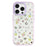 For iPhone 16 Pro Max Magnetic Case TPU PC Phone Cover with Detachable Spring Garden Backplate - Purple - 1