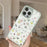 For iPhone 16 Pro Magnetic Case TPU PC Phone Cover with Detachable Spring Garden Backplate - Green - 3