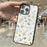 For iPhone 16 Pro Magnetic Case TPU PC Phone Cover with Detachable Spring Garden Backplate - Green - 5