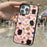 For iPhone 16 Pro Magnetic Case TPU PC Phone Cover with Detachable Happy Black Cat Backplate - Green - 4