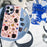 For iPhone 16 Pro Magnetic Case TPU PC Phone Cover with Detachable Happy Black Cat Backplate - Green - 5