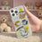 For iPhone 16 Pro Max Magnetic Case TPU PC Phone Cover with Detachable Whirlwind Dog Backplate - Green - 7