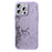 JAUCASE For iPhone 16 Pro Magnetic Case Snake Texture PU + TPU + PC Phone Back Cover - Purple - 1