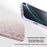 JAUCASE For iPhone 16 Pro Magnetic Case Snake Texture PU + TPU + PC Phone Back Cover - Purple - 3