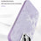 JAUCASE For iPhone 16 Pro Magnetic Case Snake Texture PU + TPU + PC Phone Back Cover - Purple - 6