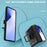 For Samsung Galaxy Z Flip7 5G Case PC + TPU Shockproof Phone Back Cover with Kickstand - Black - 5