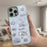 For iPhone 16 Pro Max Magnetic Case TPU PC Phone Cover with Detachable Cookie Bear Blue Backplate - Green - 3