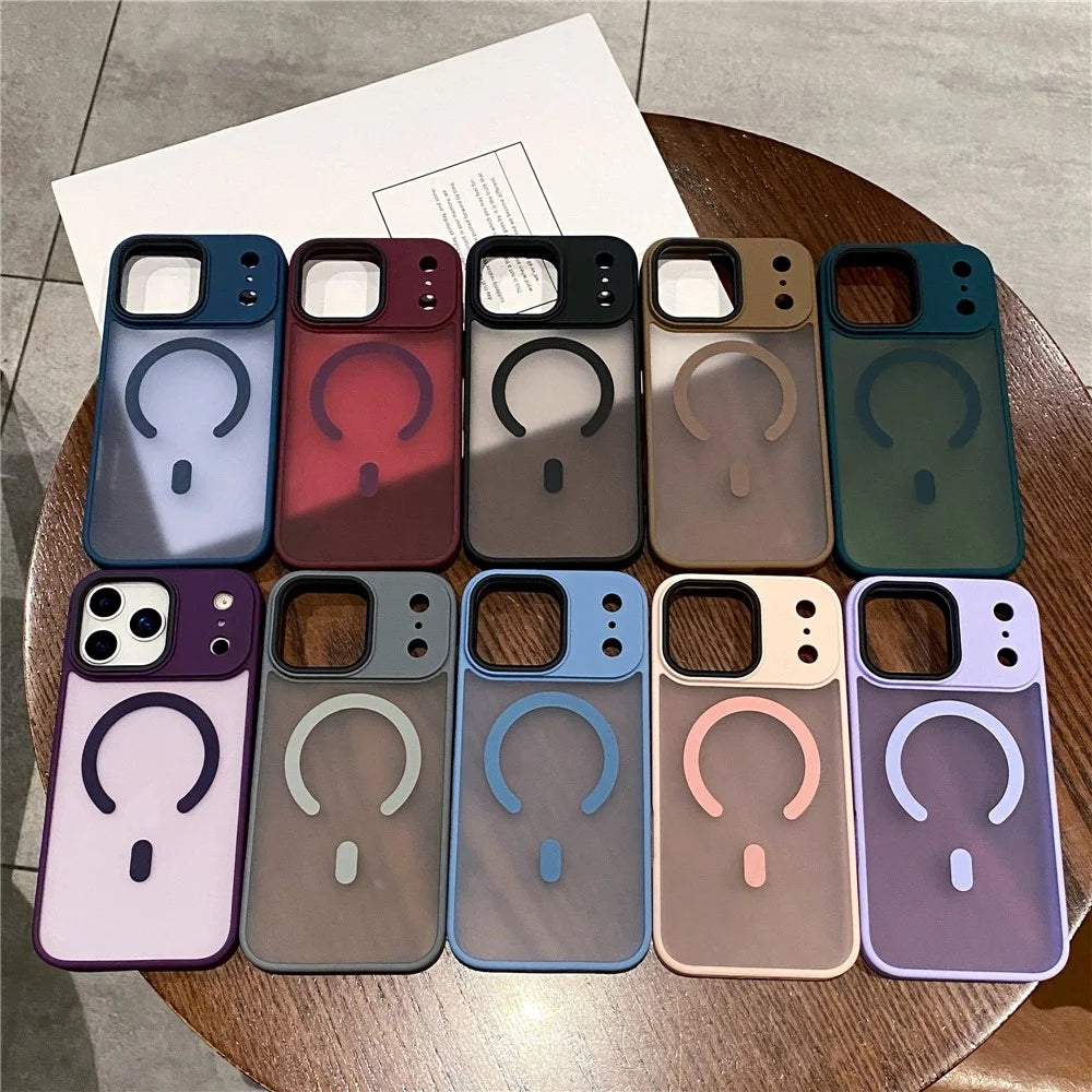For iPhone 17 Pro Case Compatible with MagSafe Skin-Touch Matte Anti-Drop TPU + PC Phone Cover - Green - 5