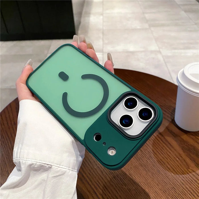 For iPhone 17 Pro Max Case Compatible with MagSafe Skin-Touch Matte Anti-Drop TPU + PC Phone Cover - Green - 2