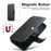 SUTENI Q-05 For iPhone 17 Wallet Case 2 in 1 Detachable Leather Flip Phone Cover with Stand - Black - 5
