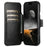 SUTENI Q-05 For iPhone Air Wallet Case 2 in 1 Detachable Leather Flip Phone Cover with Stand - Black - 2
