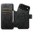 SUTENI Q-05 For iPhone Air Wallet Case 2 in 1 Detachable Leather Flip Phone Cover with Stand - Black - 3