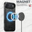 SUTENI Q-05 For iPhone Air Wallet Case 2 in 1 Detachable Leather Flip Phone Cover with Stand - Black - 4