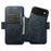 SUTENI Q-06 For iPhone Air Case Color Splicing Magnetic Detachable Leather Phone Cover - Blue - 3