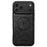 SUTENI G5 For iPhone 17 Pro Case Compatible with MagSafe Cowhide Texture Leather Back Cover - Black - 2