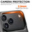 SUTENI G5 For iPhone 17 Pro Case Compatible with MagSafe Cowhide Texture Leather Back Cover - Black - 4