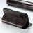 SUTENI J05 For iPhone 17 Case Compatible with MagSafe Textured PU Leather Flip Phone Cover - Brown - 4