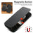 SUTENI J06 For iPhone 17 Pro Max Case Litchi Texture Leather Wallet Phone Shell Compatible with MagSafe - Black - 6