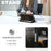 SUTENI For iPhone 17 Pro Case PU Leather Stand Wallet Phone Cover - Black - 3