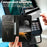 SUTENI For iPhone 17 Pro Case PU Leather Stand Wallet Phone Cover - Black - 4