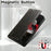 SUTENI For iPhone 17 Pro Case PU Leather Stand Wallet Phone Cover - Black - 5